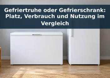 Gefriertruhe oder Gefrierschrank: Platz, Verbrauch und Nutzung im Vergleich – Gefriertruhe und Gefrierschrank als Symbolbild