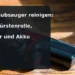 Bodendüse eines Akkustaubsaugers; Titel: Akkustaubsauger reinigen: Filter, Bürstenrolle, Behälter und Akku pflegen