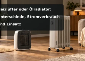 Heizlüfter und Ölradiator im Vergleich; Titel: Heizlüfter oder Ölradiator: Unterschiede, Stromverbrauch und Einsatz