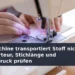 Nähmaschine beim Stofftransport mit eingeblendetem Artikeltitel